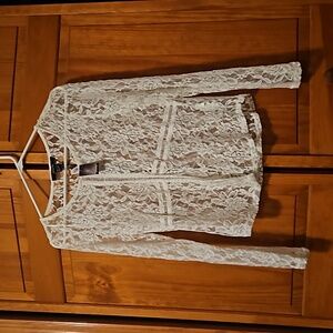 Long Sleeve Lace Shirt